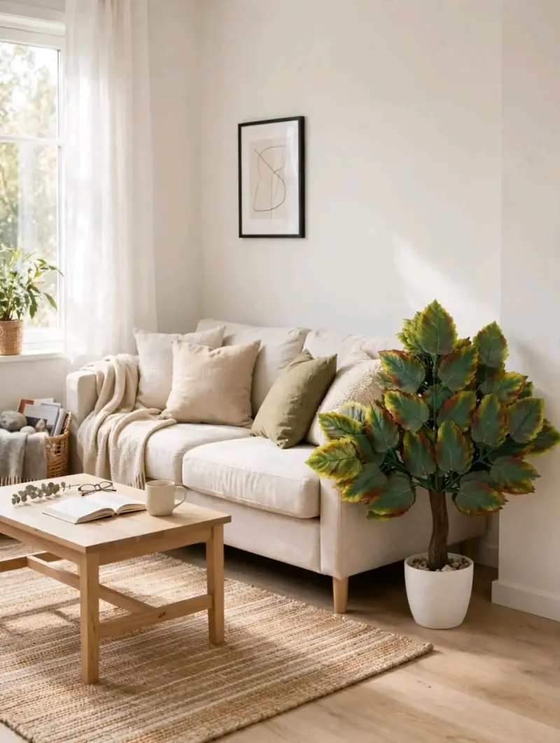Planta artificial decorativa estilo otoñal - 4