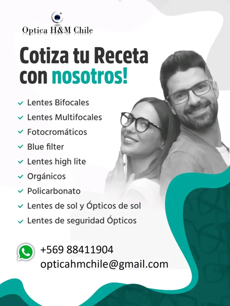 Servicios de óptica y lentes en Chile