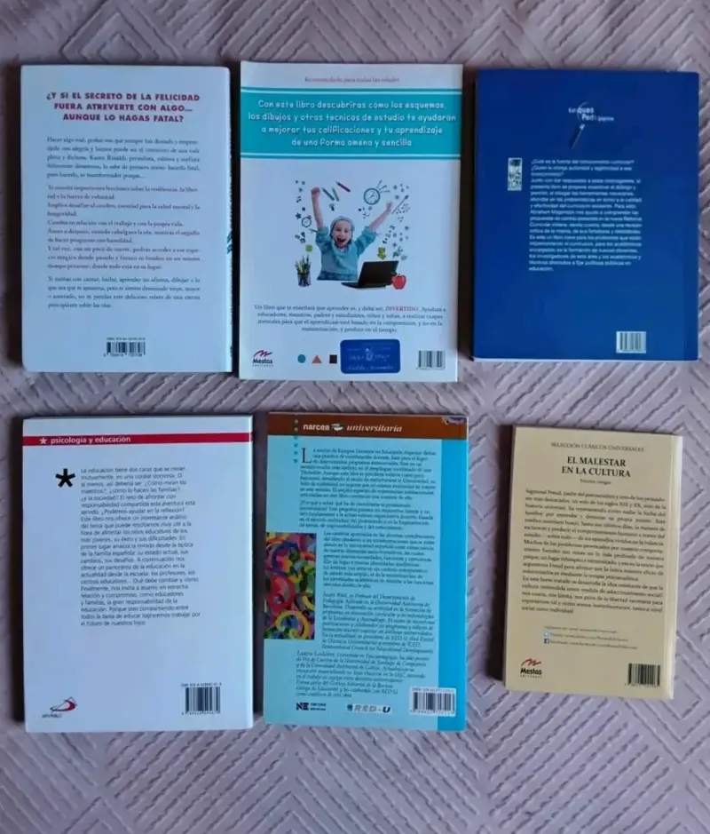 Lote de libros variados de educación y psicología - 2