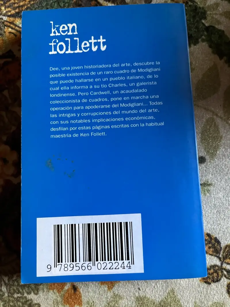 Libro 'El escándalo Modigliani' de Ken Follett - 3