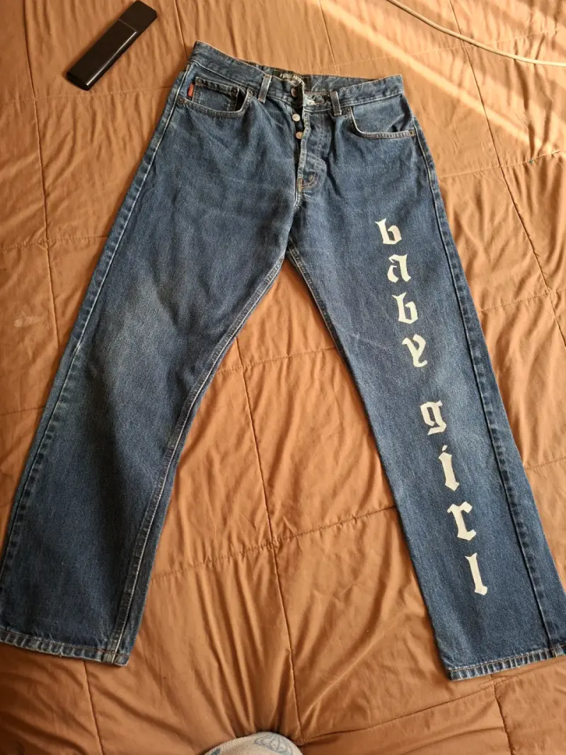 Jeans Highlands para mujer con diseño 'baby girl' - 4