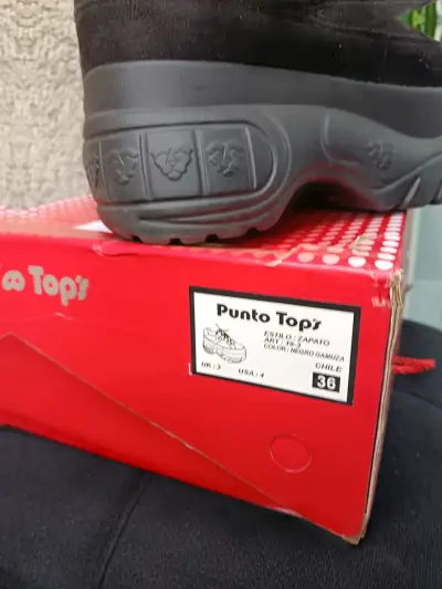 Zapatillas negras de plataforma Punto Top talla 3 - miniatura 3
