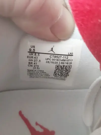 Zapatillas deportivas blancas Air Jordan retro - miniatura 6