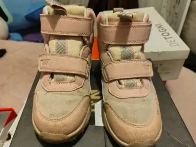 Botas de niña  impermeables color rosa talla 33 - miniatura 2