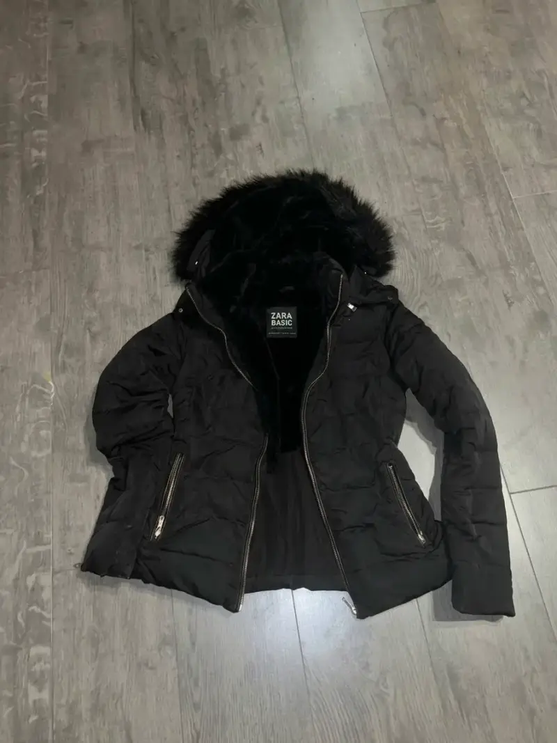 Chaqueta negra Zara Basic
