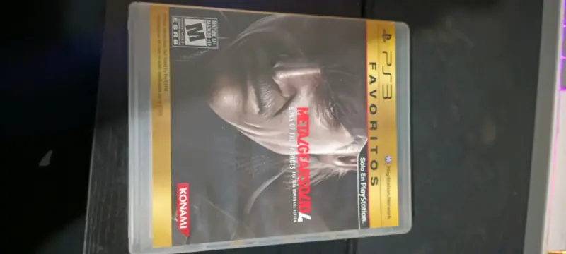 Juego PS3 Metal Gear Solid 4