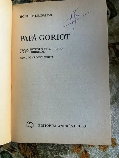 Libro 'Papá Goriot' de Honoré de Balzac - miniatura 2