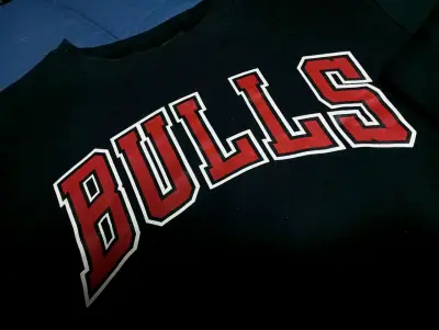 Polerón NBA Bulls Negro Talla M - miniatura 1