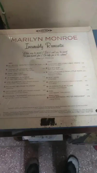 Vinilo Edición Limitada Marilyn Monroe Incurably Romantic - miniatura 3