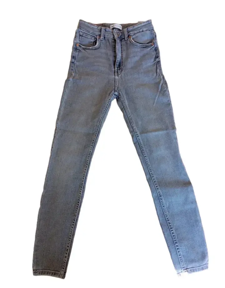 Jeans Zara Talla 36 Azul Claro - 1
