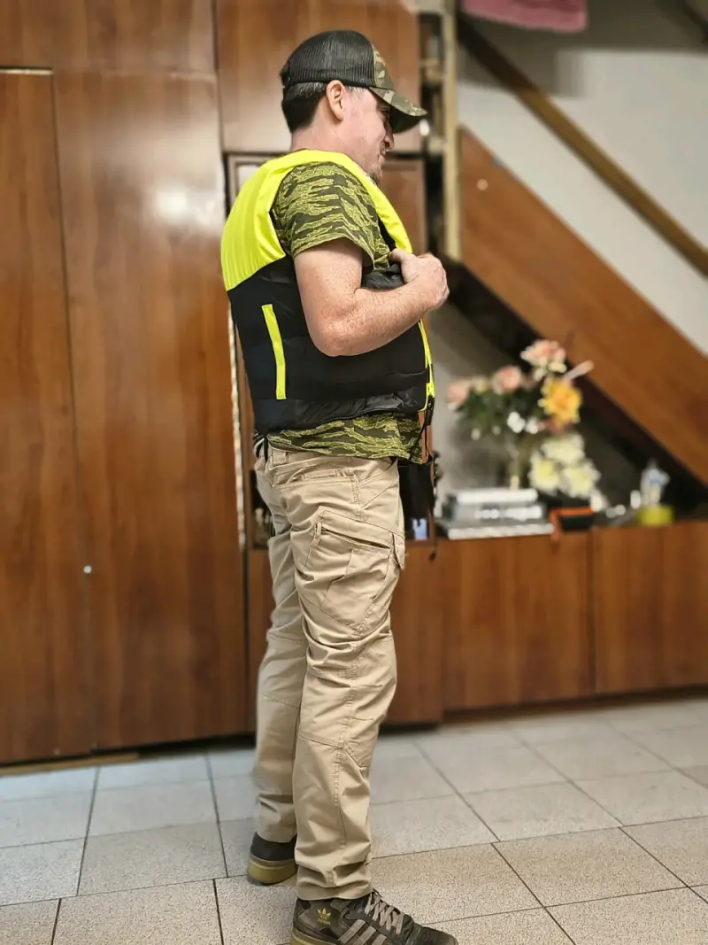 Chaleco Salvavidas Amarillo y Negro para Adulto
