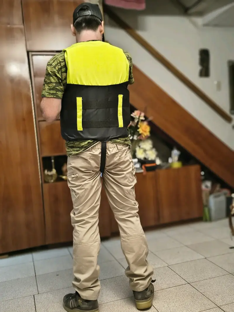 Chaleco Salvavidas Amarillo y Negro para Adulto - 4