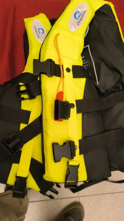 Chaleco Salvavidas Amarillo y Negro para Adulto - miniatura 6