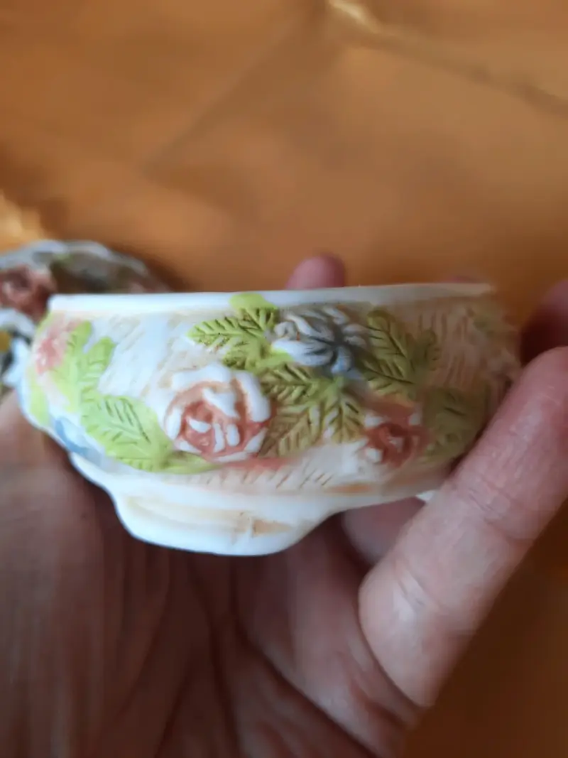 Joyero de porcelana decorativa estilo victoriano - 2