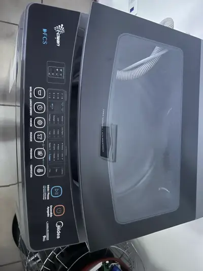 Lavadora automática Midea 9.5 kg gris - miniatura 3