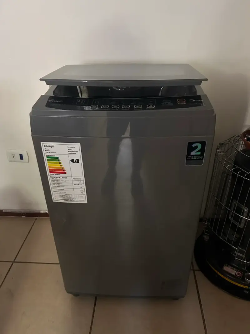 Lavadora automática Midea 9.5 kg gris - 4