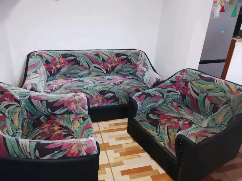 Juego de sillones estampados florales - 2
