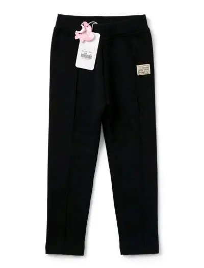 Pantalones de bebé gris oscuro con etiqueta - miniatura 2
