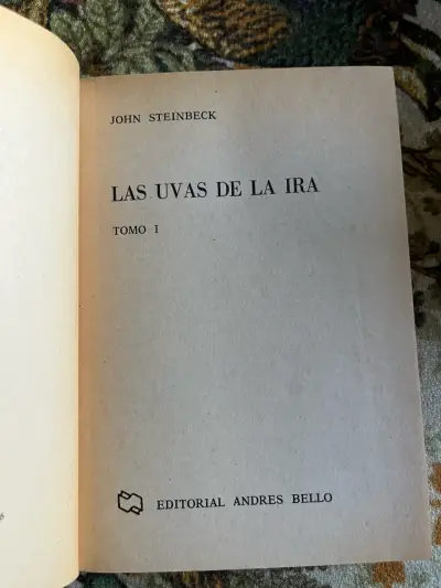 Libro Las Uvas de la Ira Tomo de John Steinbeck - miniatura 2