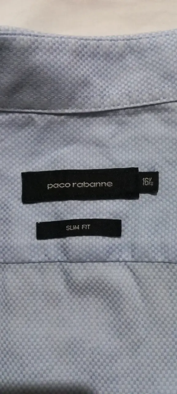 Camisas azules Paco Rabanne de algodón - 3