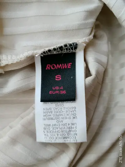Hermosa blusa con encaje coquette color crema - miniatura 3