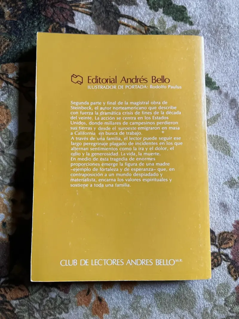 Libro Las Uvas de la Ira Tomo de John Steinbeck - 6