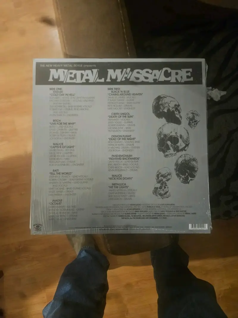 Vinilo Metal Massacre edición Ruby Red - 2