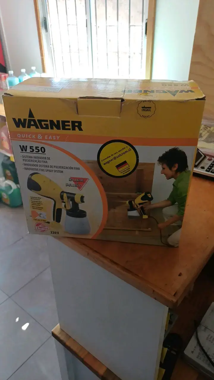 Pistola de pintura Wagner W550 sistema innovador - 1