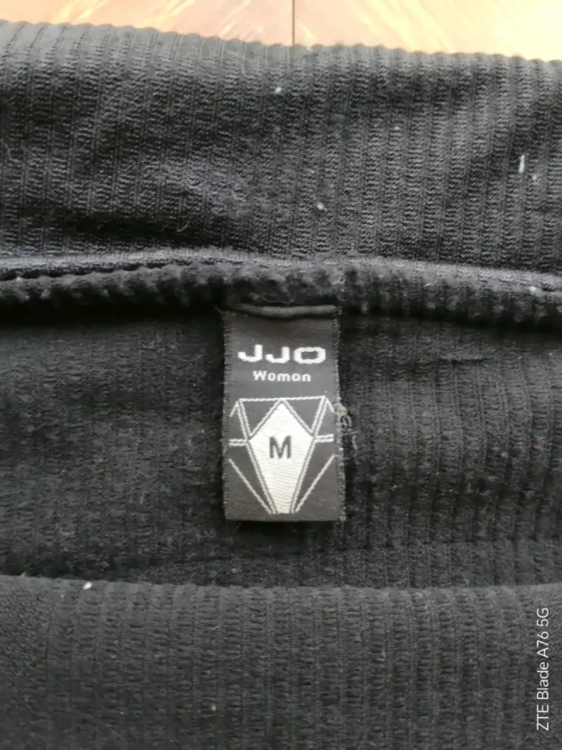 Top negro sin hombros JJO para mujer - 3