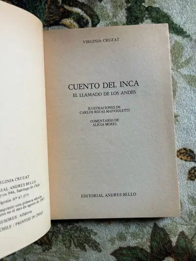 Libro Cuento del Inca El Llamado de los Andes - miniatura 2