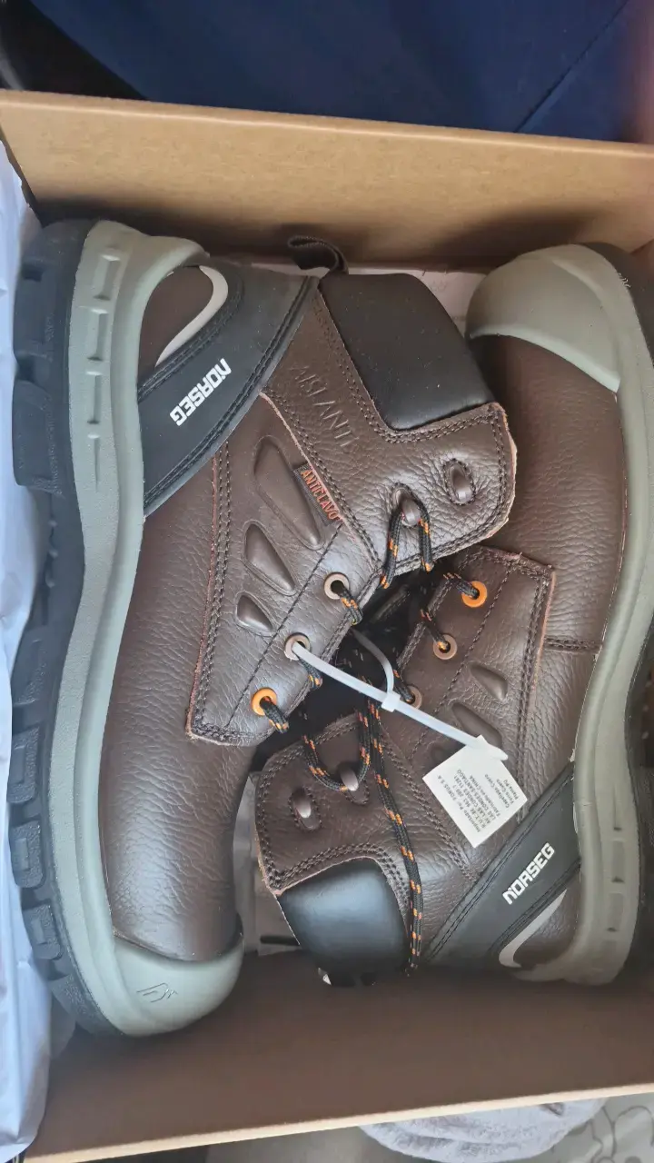 Botas de seguridad Norseg marrones con puntera reforzada - 1