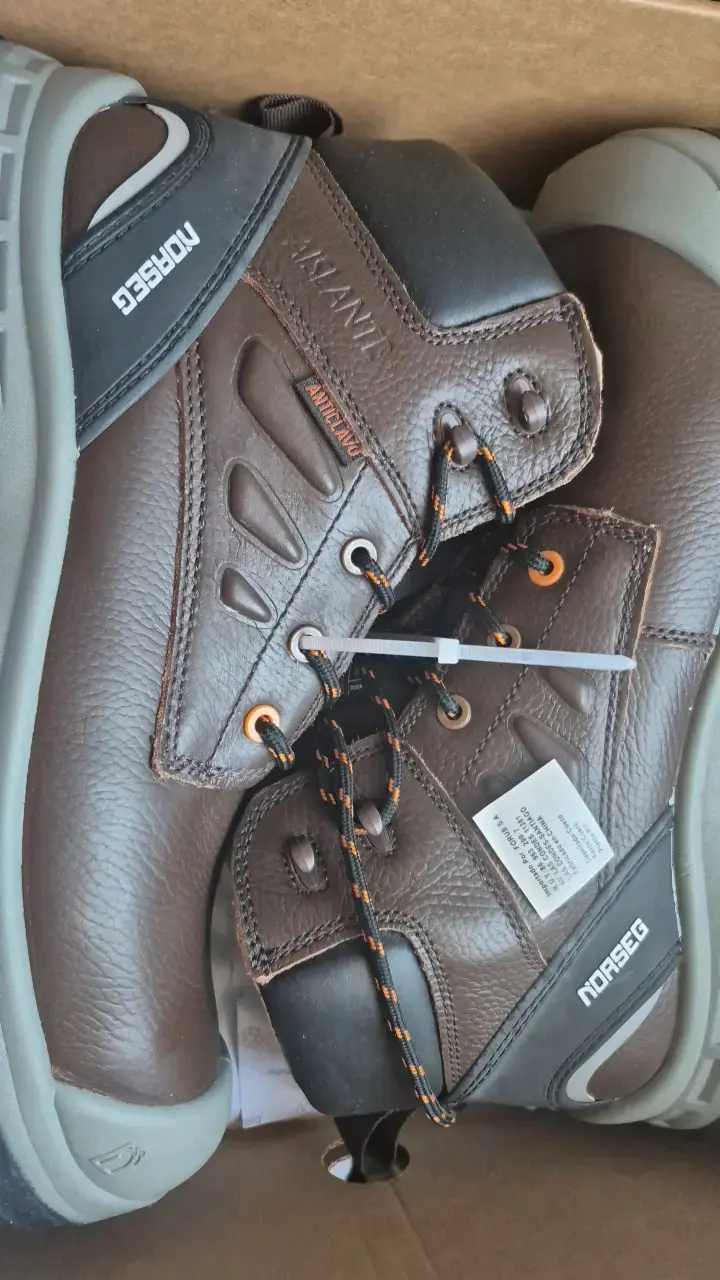Botas de seguridad Norseg marrones con puntera reforzada - 3