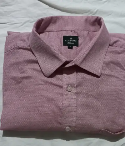 Camisa de vestir Kostumo rosada talla 17 - miniatura 1
