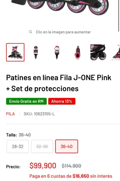 Patines en línea Fila nuevos - miniatura 6
