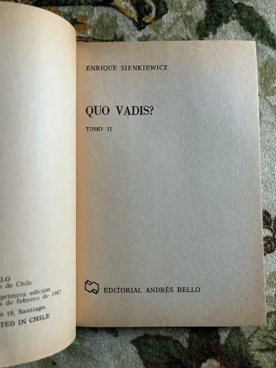 Libro Quo Vadis Tomo II de Enrique Sienkiewicz - miniatura 2