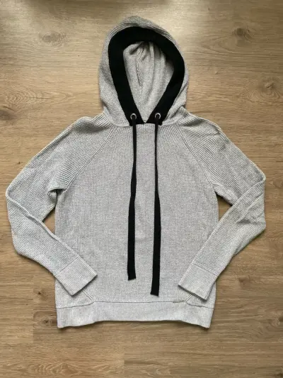 Polerón gris claro con capucha, marca Michael Kors - miniatura 1