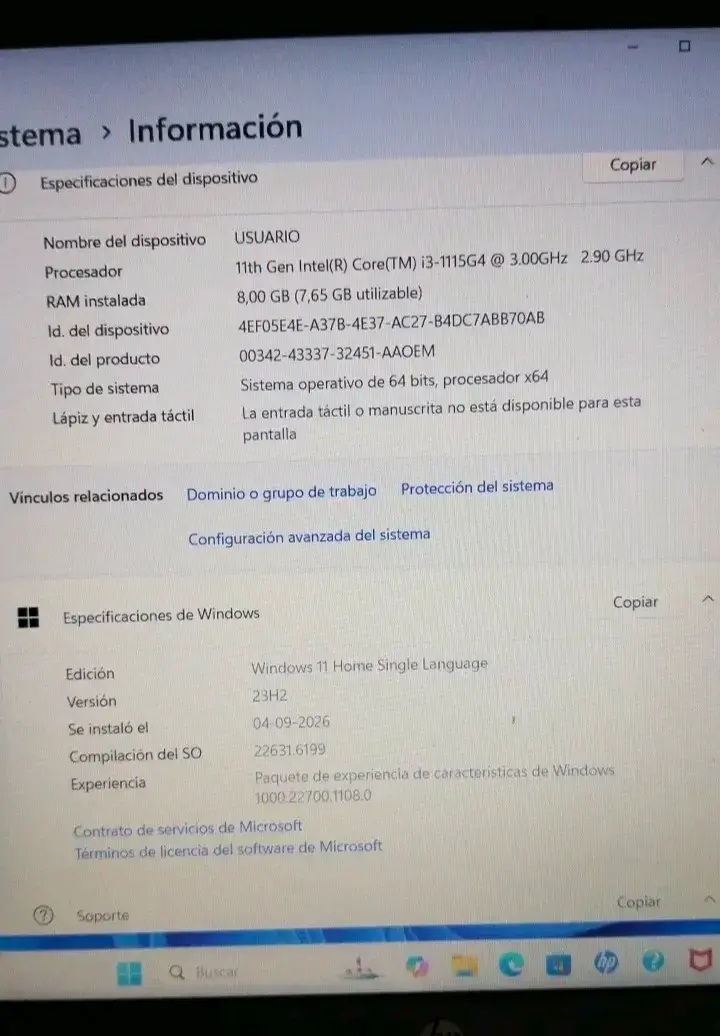 Notebook HP - 4