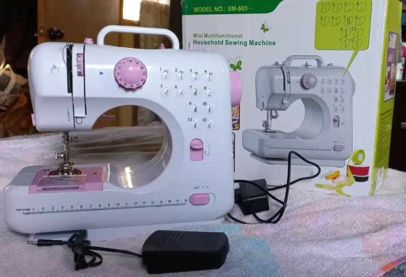 Máquina de Coser Multifuncional Mini SM-505 - 3