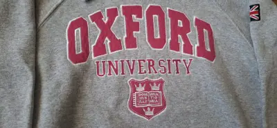 Polerón con capucha Oxford University gris - miniatura 2