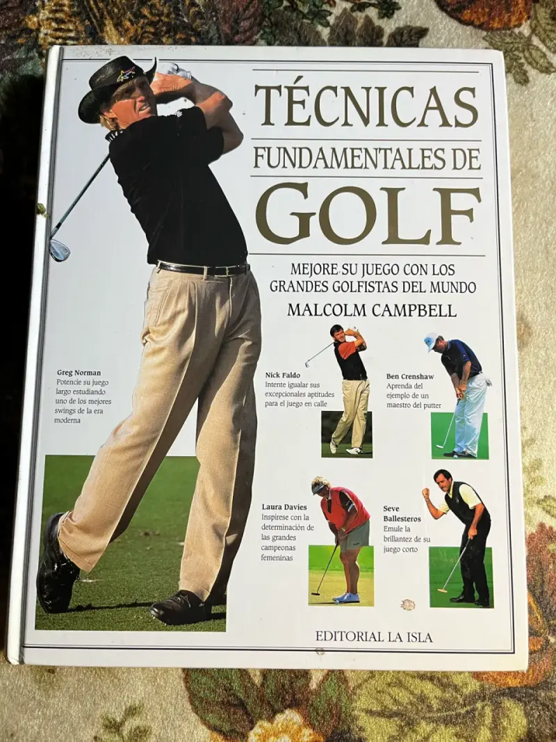 Libro Técnicas Fundamentales de Golf por Malcolm Campbell - 1