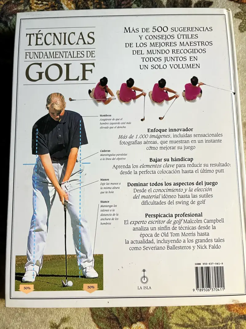 Libro Técnicas Fundamentales de Golf por Malcolm Campbell - 3