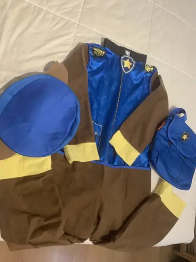Disfraz de Chase Pow Patrol con mochila y gorra - miniatura 1
