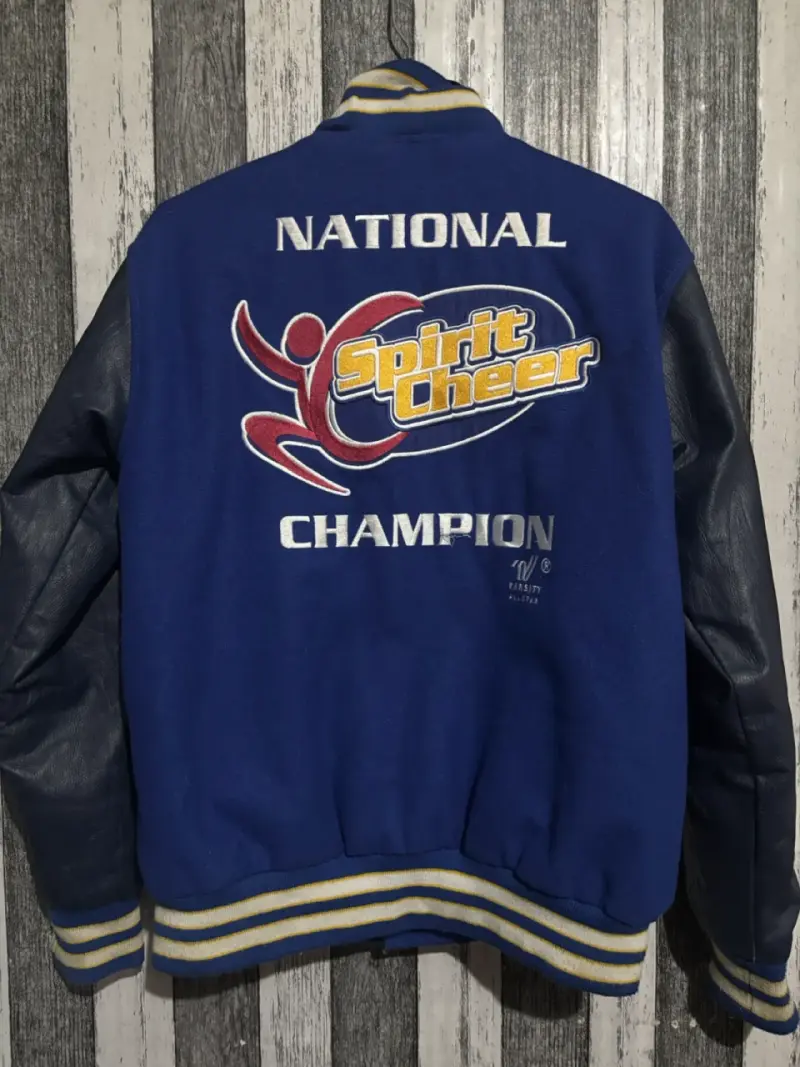 Chaqueta Varsity Spirit Cheer Azul talla m - 1
