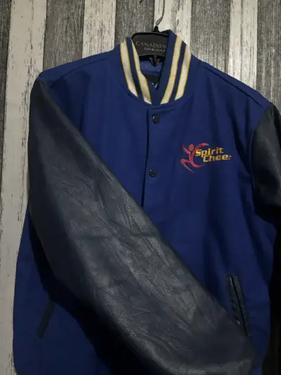 Chaqueta Varsity Spirit Cheer Azul talla m - miniatura 2