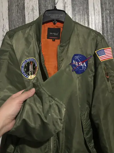 Chaqueta bomber americana talla m - miniatura 3