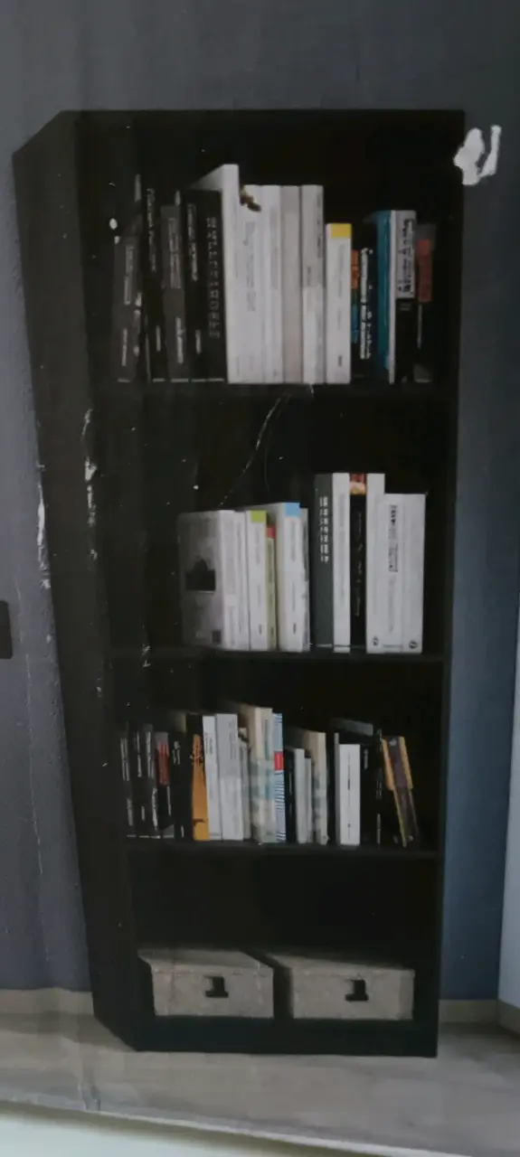 Estante de libros RTA Home E1 color negro - 3