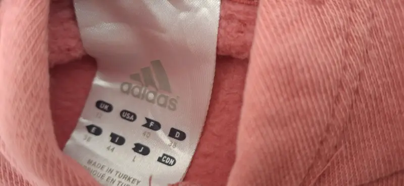 Polerón con capucha rosa Adidas para mujer - 3