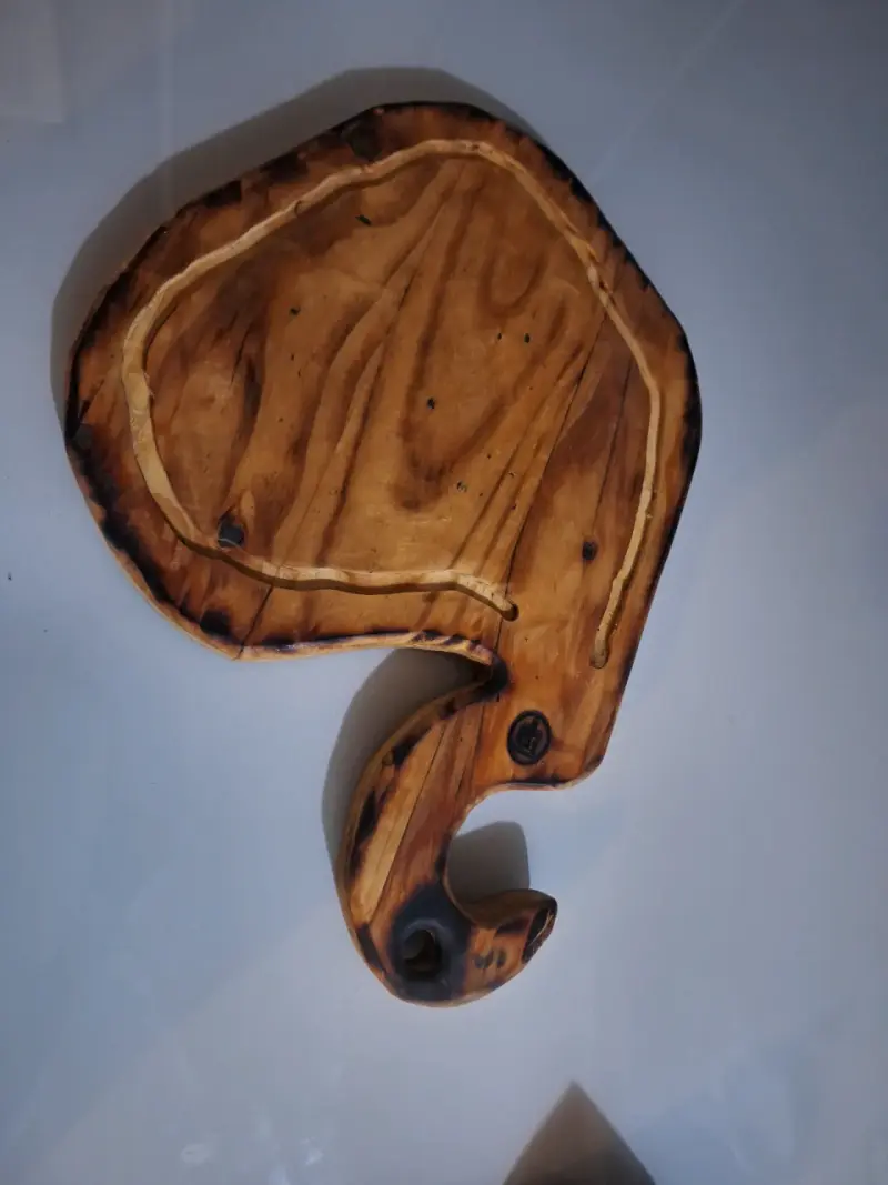 Tabla de cortar de madera rústica - 2
