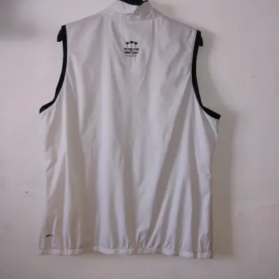 Corta viento  sin mangas Adidas ClimaProof blanco - miniatura 2