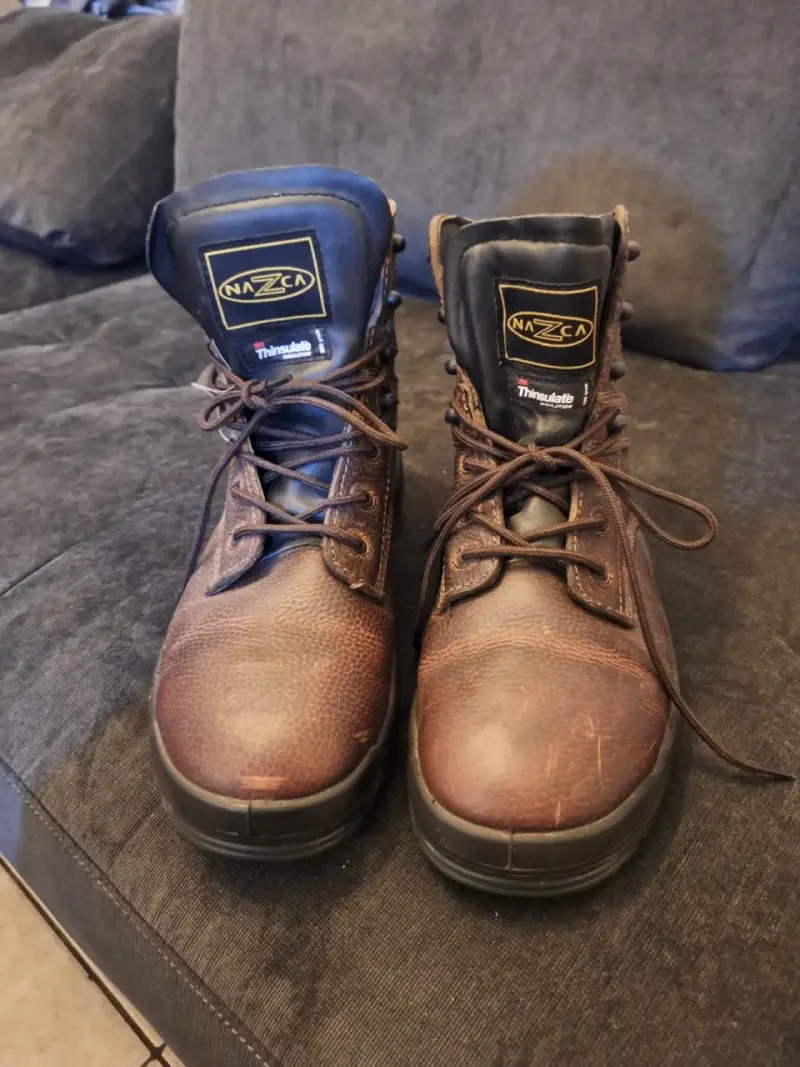 Botas de cuero marrón Nazca talla 44 - 3